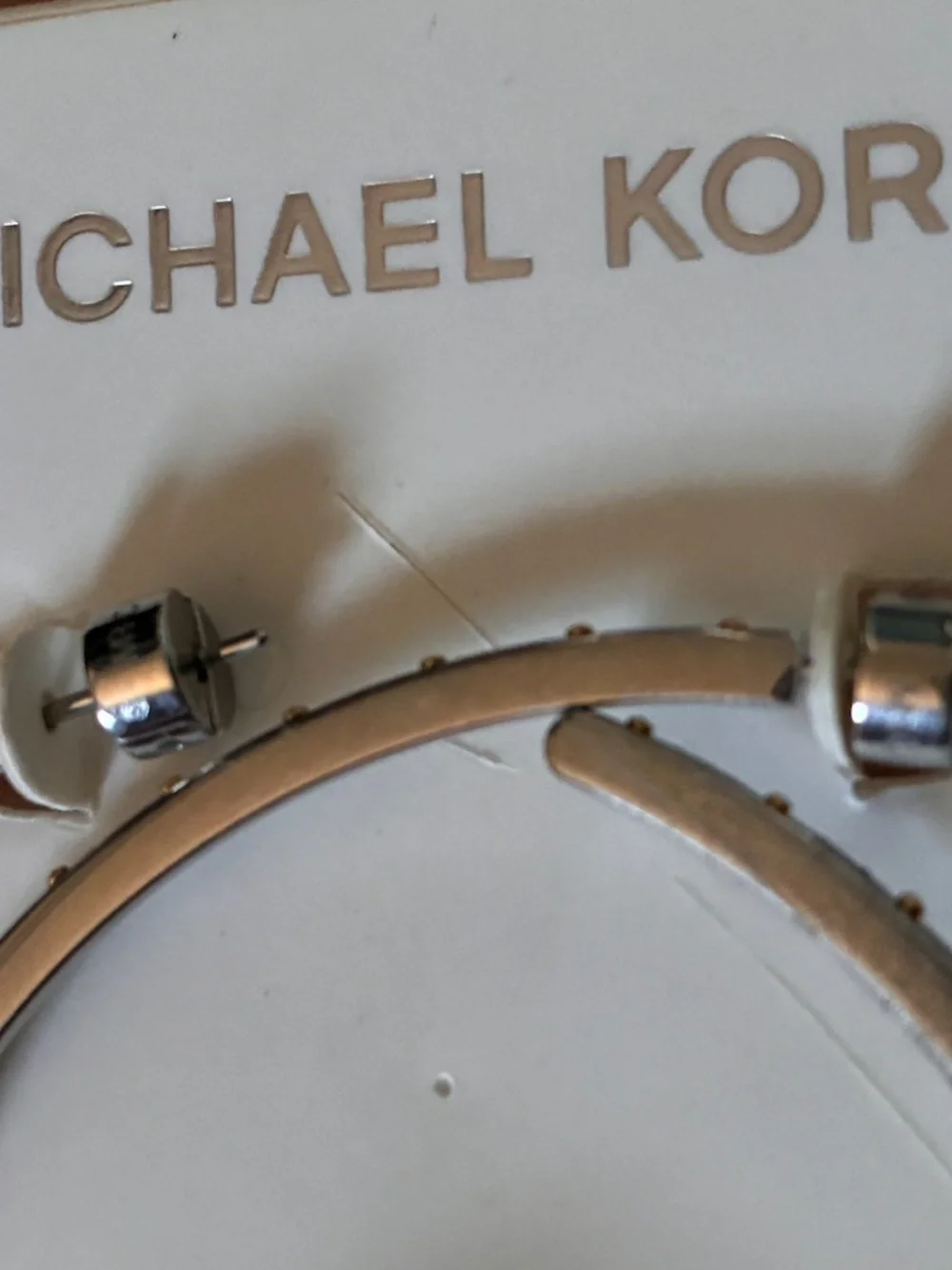 🆕 MK Studded Hoops